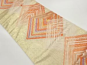 佐賀錦菱模様織出し袋帯